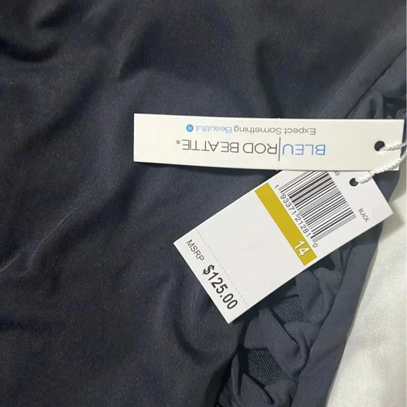 Bleu Rod Beattie Twister Lace Down One Piece Size - Picture 12 of 12